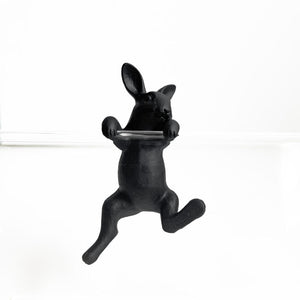 Linens & More Rabbit Hanging Rim in Matt Black