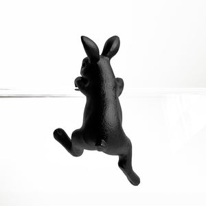 Linens & More Rabbit Hanging Rim in Matt Black