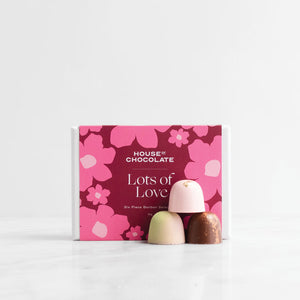 House of Chocolate Mother's Day "Lots of Love" Bonbon Selection 6pk