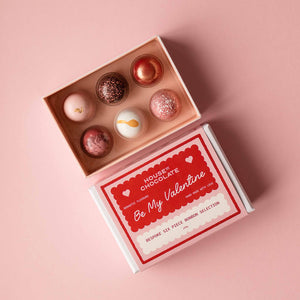 House of Chocolate Valentine Bonbons 6pk