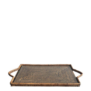 Le Monde Brown Rectangular Cheese Tray with Glass Insert