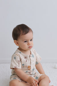 Burrow & Be Jungle Stamp Alex Romper