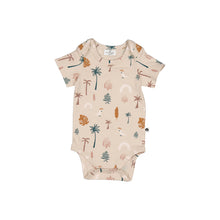 Load image into Gallery viewer, Burrow &amp; Be Jungle Stamp Bodysuit/ Onesie
