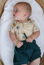 Load image into Gallery viewer, Burrow &amp; Be Jungle Stamp Bodysuit/ Onesie
