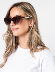 Stella & Gemma Willow Sunglasses Brown Gradient