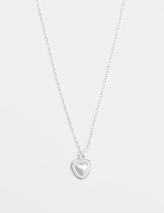 Stella & Gemma Silver Encased Pearl Necklace