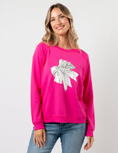 Load image into Gallery viewer, Stella &amp; Gemma Classic Sweater- Neon Pink with Bow
