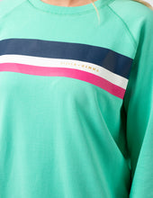 Load image into Gallery viewer, Stella &amp; Gemma Classic Sweater- Spearmint With Stripes
