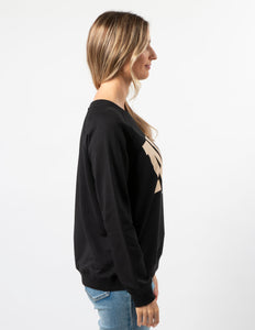 Stella & Gemma Classic Sweater- Black NYC