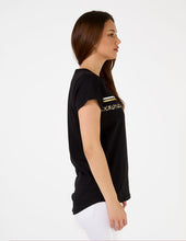 Load image into Gallery viewer, Stella &amp; Gemma Black Icon Stripe T-Shirt
