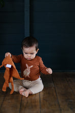 Load image into Gallery viewer, Burrow and Be Mr Hopkins Long Sleeve Bodysuit- Chestnut
