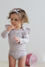 Load image into Gallery viewer, Burrow &amp; Be Floria Long Sleeve Flutter Bodysuit
