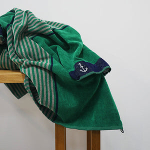 Seneca Admiral Green Beach Towel