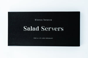 Bianca Lorenne Salad Servers- Emerald