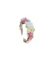 Load image into Gallery viewer, Arthur Ave Summer Fresh Lemon &amp; Pink Flower Crown
