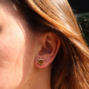 Fabuleux Vous Soleil Tigers Eye Earrings