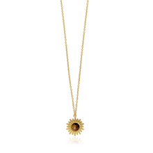 Load image into Gallery viewer, Fabuleux Vous Steel Me Soleil Tigers Eye Necklace
