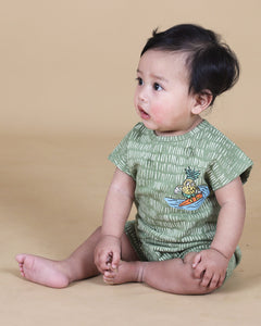 Tiny Tribe Surf Paradise Romper