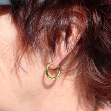 Load image into Gallery viewer, Fabuleux Vous Yellow Gold 20mm Huggie Hoops
