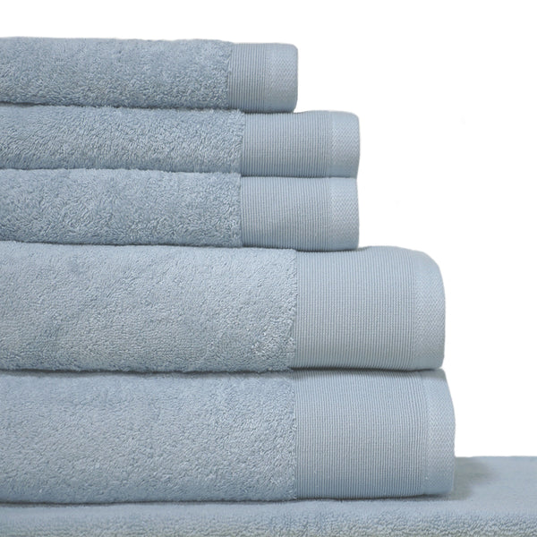 Seneca Vida Organic Towels in Powder Blue