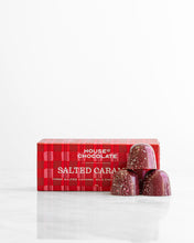 Load image into Gallery viewer, House of Chocolate Three Piece Salted Caramel Milk Chocolate Bonbons
