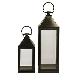 CC Interiors Long Island Lantern Medium in Dark Bronze/Black Finish