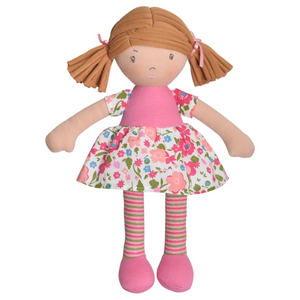 Bonikka Lil'l Fran, Light Brown Hair, Pink and Floral Dress