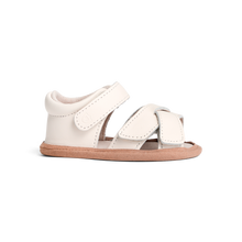 Load image into Gallery viewer, Pretty Brave Baby Criss Cross Sandal in Stone
