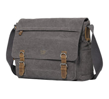 Load image into Gallery viewer, Troop Classic London Laptop Messenger Bag-Charcoal
