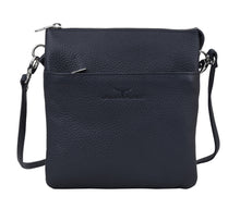 Load image into Gallery viewer, Urban Forest Eva Small Square Leather Sling- Rambler Navy
