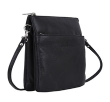 Load image into Gallery viewer, Urban Forest Eva Small Square Leather Sling Bag- Rambler Black
