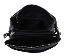 Load image into Gallery viewer, Urban Forest Eva Small Square Leather Sling Bag- Rambler Black
