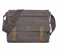 Load image into Gallery viewer, Troop Classic London Laptop Messenger Bag-Charcoal
