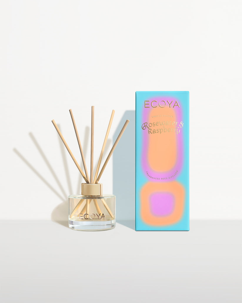 Ecoya Sorbet Summer: Rosewater & Raspberry Mini Diffuser