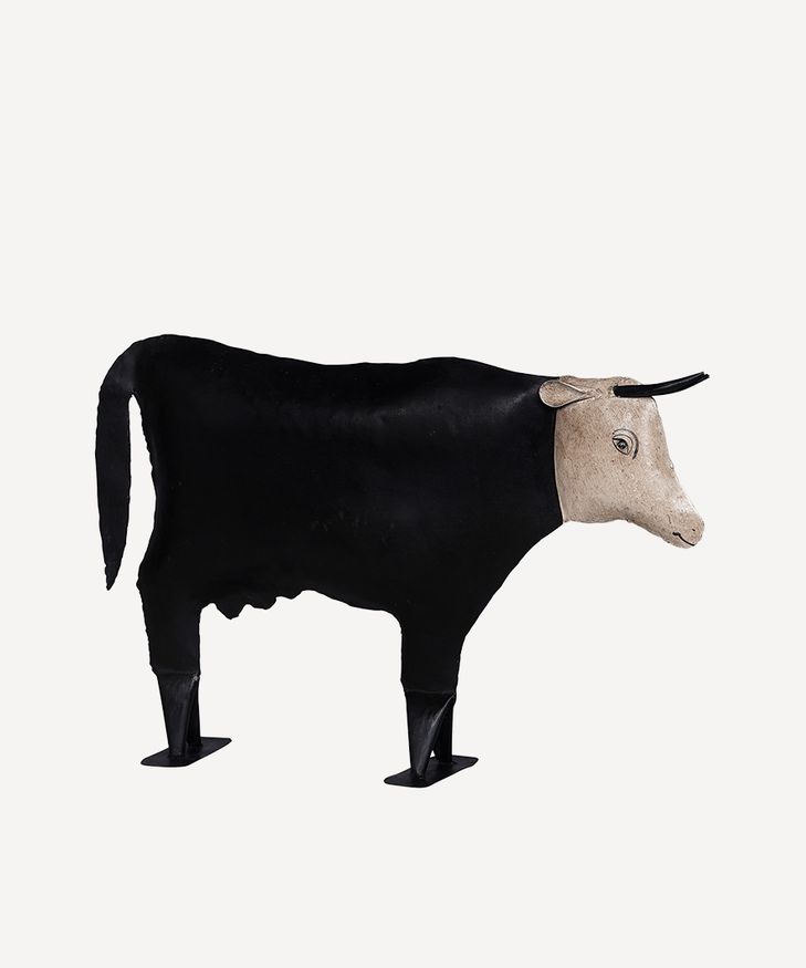 French Country Collections Handpainted Cow Large