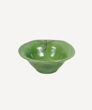 Load image into Gallery viewer, French Country Collections Dragonfly Stoneware Green Salt Bowl
