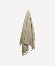 Load image into Gallery viewer, French Country Collections Solid Fringed Biscuit Throw
