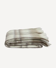 Load image into Gallery viewer, French Country Collections Plaid Taupe Throw
