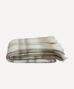 French Country Collections Plaid Taupe Throw
