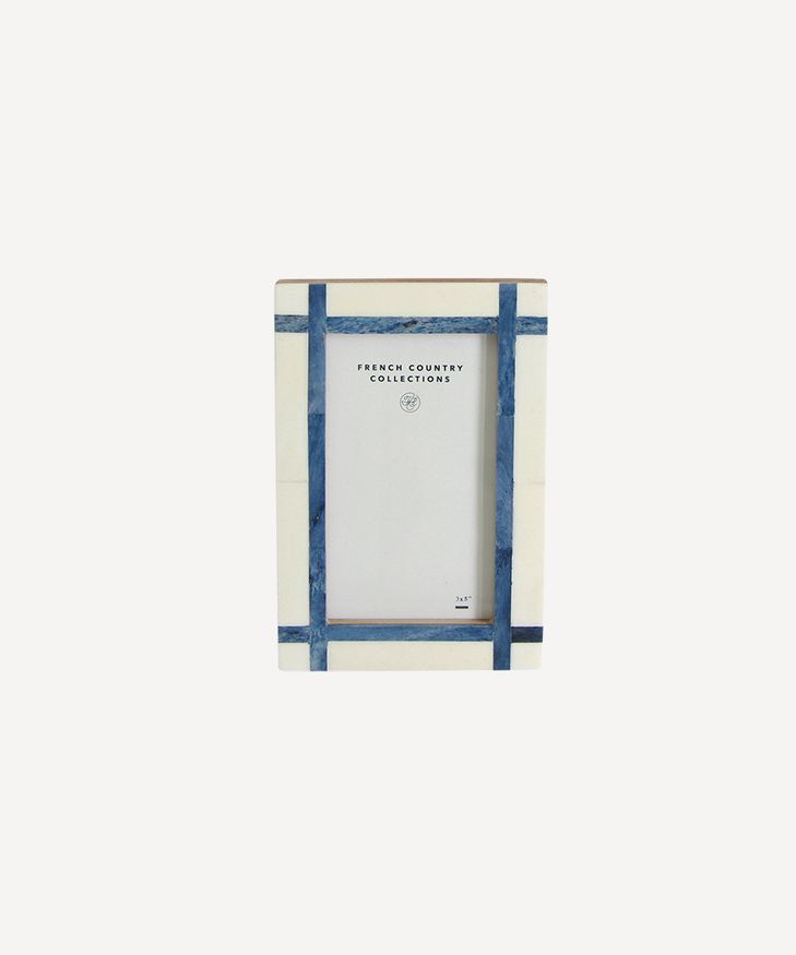 French Country Collections Blue Cross Photo Frame 3x5