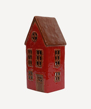 Load image into Gallery viewer, French Country Collections Alsace Tea Light Barn Red
