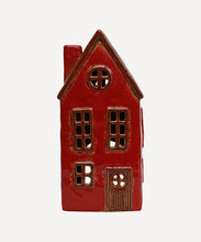 Load image into Gallery viewer, French Country Collections Alsace Tea Light Barn Red
