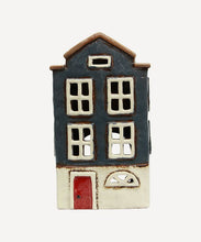 Load image into Gallery viewer, French Country Collections Alsace Tea Light House Nordic Navy
