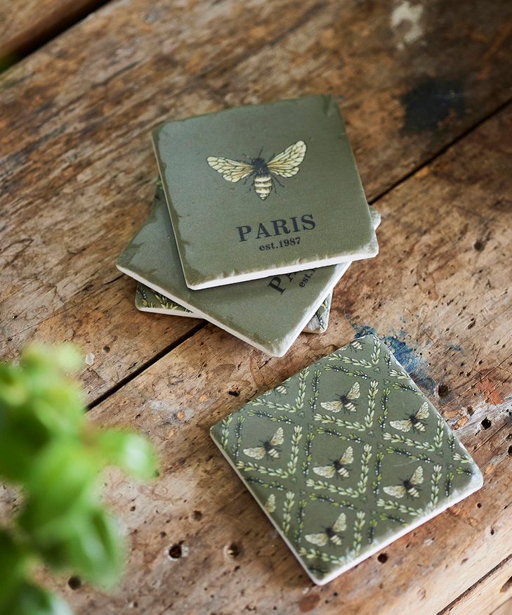 French Country Collections Beehive Coasters