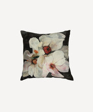 Load image into Gallery viewer, French Country Collections Magnolia Charocal Cushion with Duck Feather Inner
