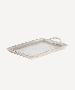 French Country Collections Floyd Rectangle Handle Tray Large