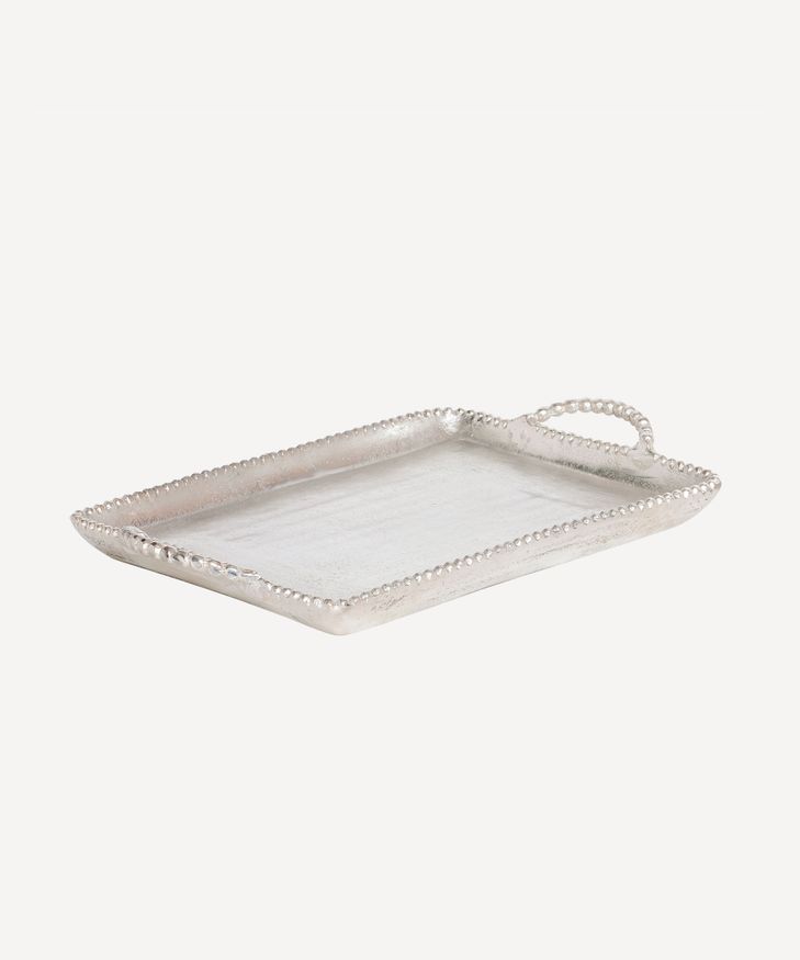 French Country Collections Floyd Rectangle Handle Tray Large