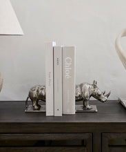 Load image into Gallery viewer, French Country Collections Rhino Bookends
