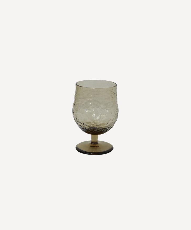 French Country Collections Serena Smoke Wine Goblets set of 4