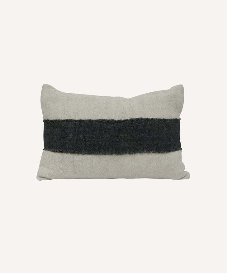 French Country Collections Fray Stripe Cushion